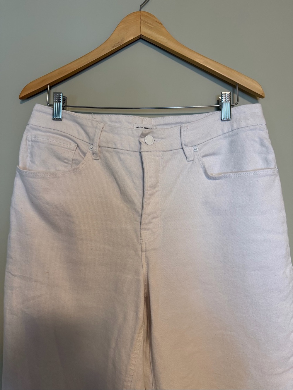 Good American White Boyfriend Jeans